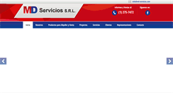 Desktop Screenshot of md-servicios.com
